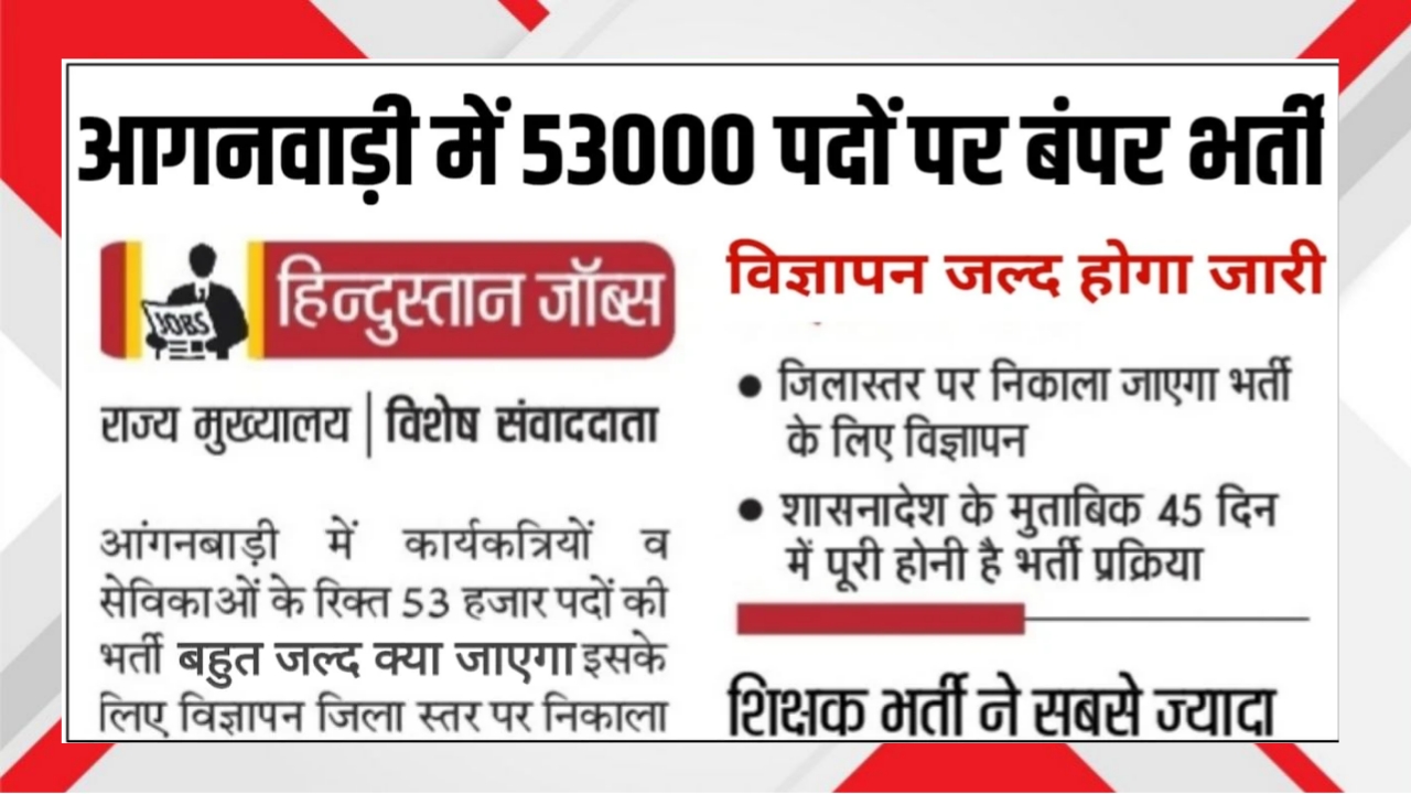 Aganwadi Bharti 2025