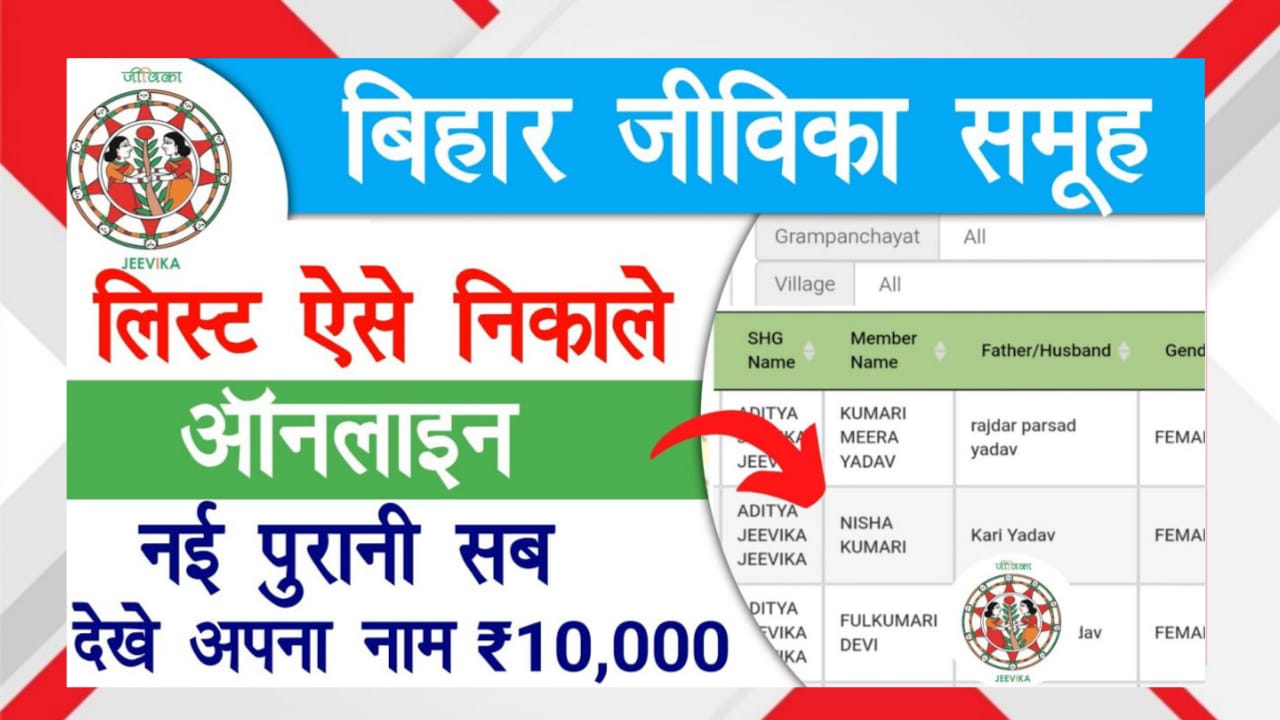 Bihar Jeevika Yojana List 2025