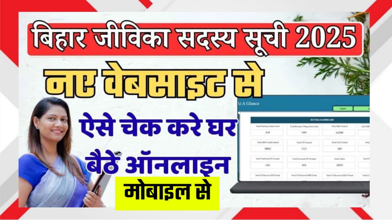 Bihar Jeevika List 2025 Check Online